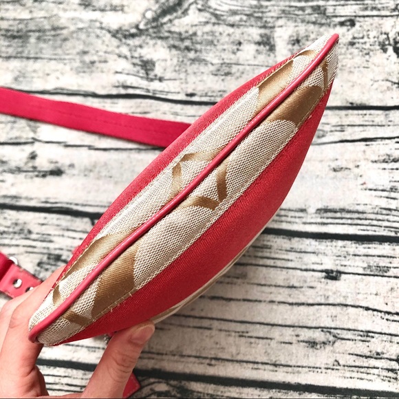 HP💘COACH⚡️Auth Signature Jacquard Crossbody Bag - Picture 6 of 10